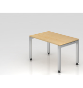 Schreibtisch U-Fu&szlig; eckig 120x80cm Ahorn