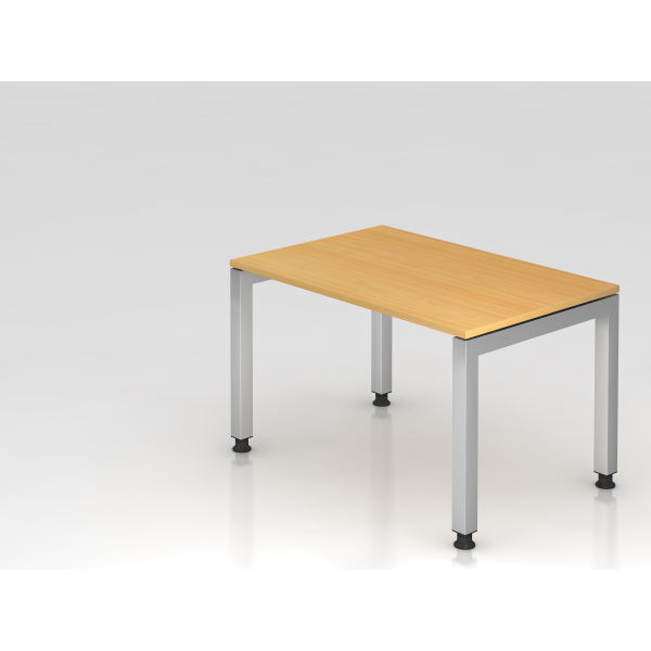 4032062025314 - J Serie Höhenverstellbar Höhenverstellbarer Schreibtisch Rechteckig Buche 4 Füße 1200 (B) x 680 (H) mm Holz