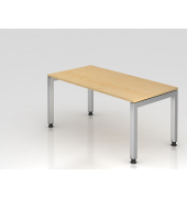 Schreibtisch U-Fu&szlig; eckig 160x80cm Ahorn