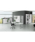 Schreibtisch VNS, 74cm (H), 180x80cm (BxT), nussbaum / silber