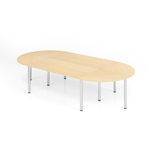 4032062028865 - Konferenztisch VSETK manuell höhenverstellbar 74cm (H) 320x160cm (BxT) ahorn   Chrom 4032062028865 Hammerbacher