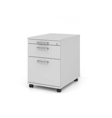 Rollcontainer 58cm,1Schub,1HR,Schl.CE Grau