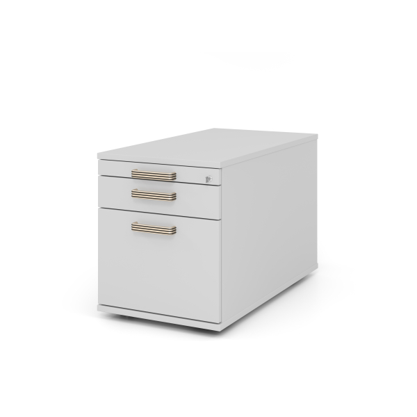 4032062121382 - Rollcontainer TOPAS LINE 1 Schub1 Hängeregistraturauszug 1 Utensilienauszug T 800 lichtgrau lichtgrau