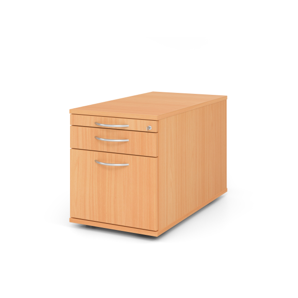 4032062121436 - PRO SIGNA TC20 BM - Rollcontainer Buche Holz mit Hängeregistratur Bogengriff Metall