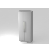 Fl&uuml;gelt&uuml;renschrank V7 V7100/5/5/CE, 5 OH, grau, 80x200,4x42cm (BxHxT)