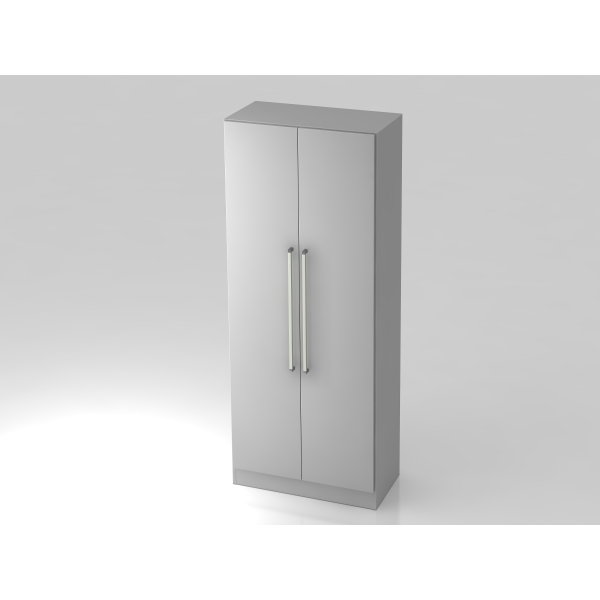 4032062122617 - Aktenschrank TARVIS mit Griff ohne Schloss 5 Ordnerhöhen B 800 x T 420 x H 2004 mm lichtgrau