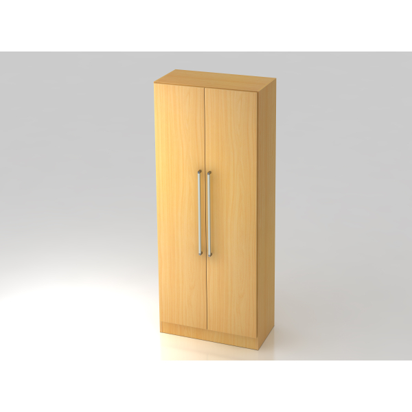 4032062122624 - Aktenschrank TARVIS mit Griff ohne Schloss 5 Ordnerhöhen B 800 x T 420 x H 2004 mm Buche-Dekor