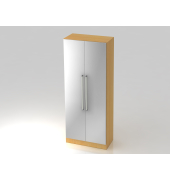 Garderobenschrank 5OH,SO-Bl. CE BucheSilber