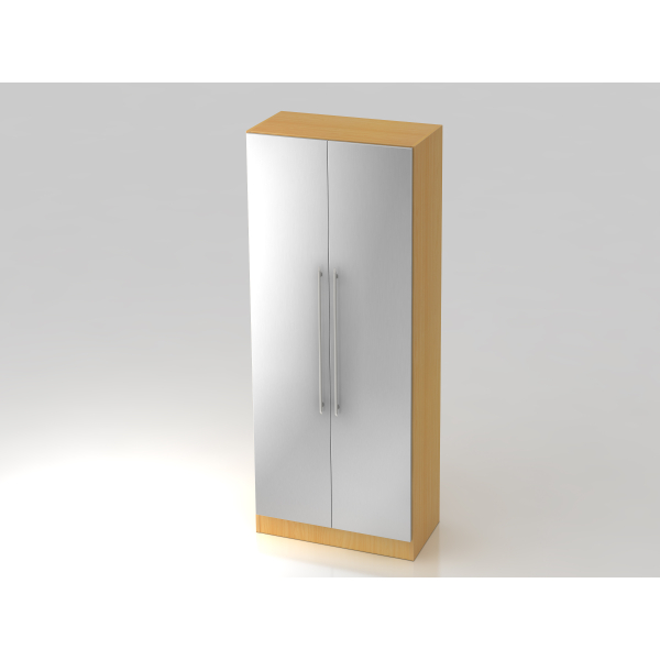 4032062127759 - PRO SIGNA G 7200 RE - Buche Silber 5 OH Garderobenschrank Relinggriff Kunststoff