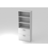 Regal 5OH, 2HR,Sockelblende CE Wei&szlig;Wei&szlig;