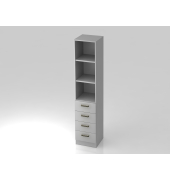 Regal 5OH, 4 Sch&uuml;be,SO-Bl. SG GrauGrau