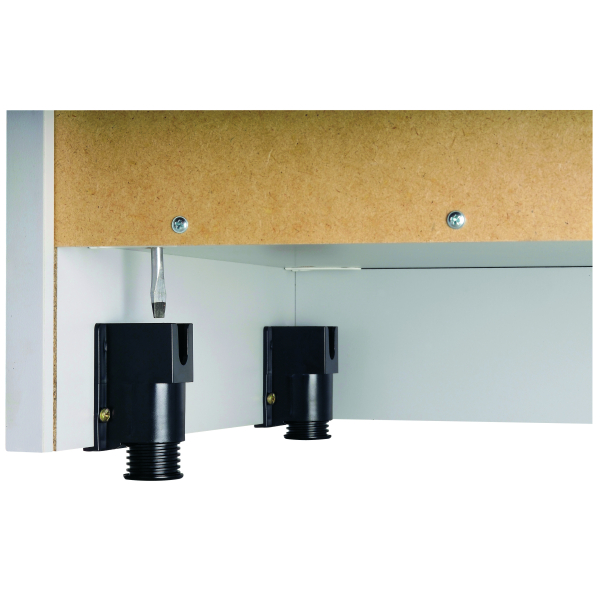 4032062129562 - Regal TARVIS 5 Ordnerhöhen 2 Böden 4 Schubladen B 405 x T 420 x H 2004 mm weiß