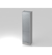 Rollladenschrank V6 VSET50/5/S/CE, abschlie&szlig;bar, 5 OH, grau/silber, 50x200,4x40cm (BxHxT)
