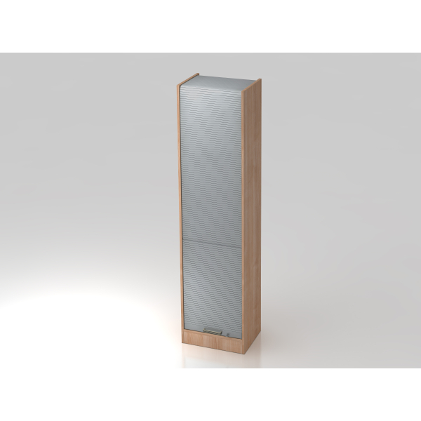 4032062130131 - PRO SIGNA R50 SG - Nussbaum Silber Rollladenschrank 5 OH Streifengriff Kunststoff