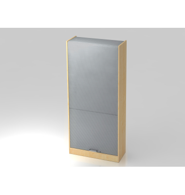Rollladenschrank V6 VSET90/3/S/CE, abschlie&szlig;bar, 5 OH, ahorn/silber, 90x200,4x40cm (BxHxT)