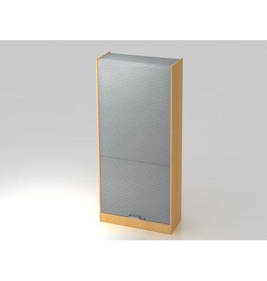 Rollladenschrank V6 VSET90/6/S/CE, abschlie&szlig;bar, 5 OH, buche/silber, 90x200,4x40cm (BxHxT)