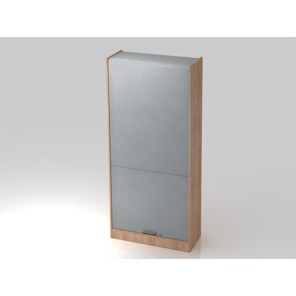 4032062130629 - PRO SIGNA R90 SG - Nussbaum Silber Rollladenschrank 5 OH Streifengriff Kunststoff