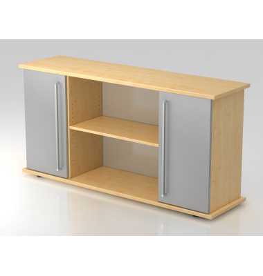 Sideboard 2 T&uuml;ren 166cm CE AhornSilber