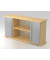 Sideboard 2 T&uuml;ren 166cm CE AhornSilber