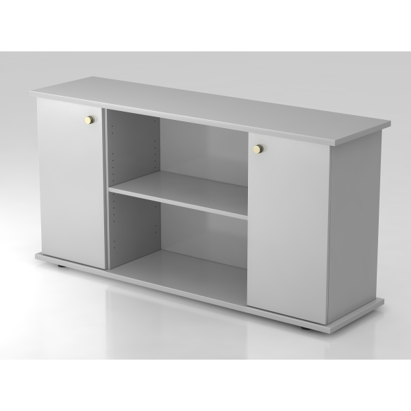 4032062132166 - Future Sideboard Melaminharzbeschichtete Spanplatte 1 Fachboden 1660 x 440 x 840 mm Grau