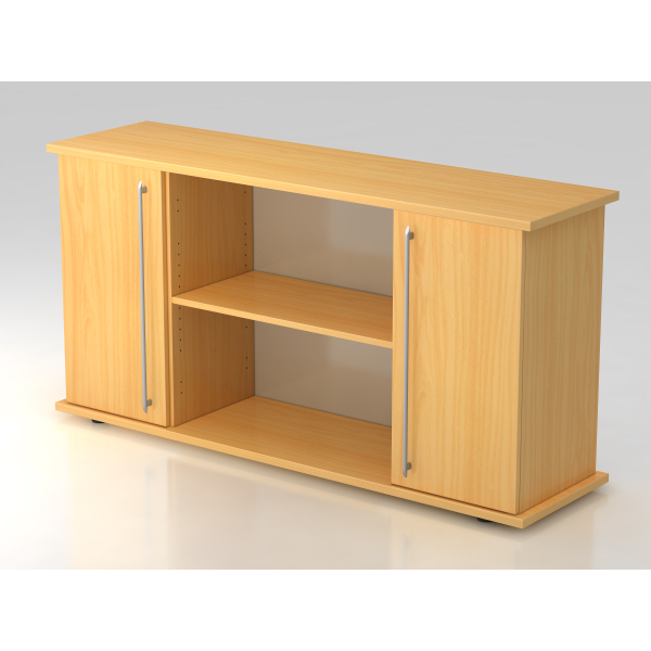 4032062132333 - PRO KAPA SB Sideboard mit Türen - Buche Sideboard Relinggriff Kunststoff