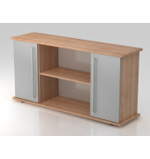 Sideboard 2 T&uuml;ren 166cm CE NussbaumSilber