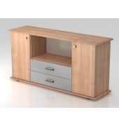 Sideboard 2 T&uuml;ren, 2 Sch&uuml;be SG Nussb.Nussb.