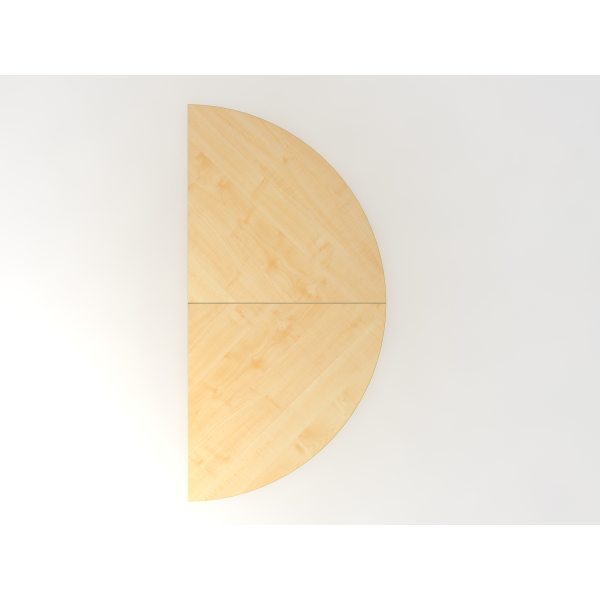 4032062138755 - Anbautisch 2xViertelkreisSTF AhornSilber 4032062138755 Hammerbacher