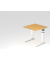 Schreibtisch VUS, manuell h&ouml;henverstellbar, 86cm (H), 80x80cm (BxT), buche / wei&szlig;