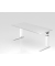 Schreibtisch VUS, manuell h&ouml;henverstellbar, 86cm (H), 180x80cm (BxT), wei&szlig; / wei&szlig;