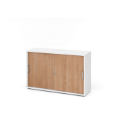 Schiebet&uuml;renschrank V1752/V1753 V1752S/W/N/CE, abschlie&szlig;bar, 2 OH