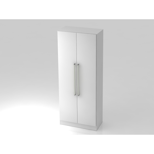 4032062146835 - PRO SIGNA G 7200 CE - Weiß 5 OH Garderobenschrank Chromgriff Metall