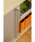 Sideboard 2 T&uuml;ren, 2 Sch&uuml;be RE Nussb.Wei&szlig;