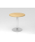 Besprechungstisch VSTF, 74,5cm (H), 80x80cm (BxT), ahorn / chrom