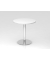 Besprechungstisch STF, 74,5cm (H), 80x80cm (BxT), rund, wei&szlig; / chrom