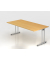 Schreibtisch VNS, 74cm (H), 200x100cm (BxT), buche / silber