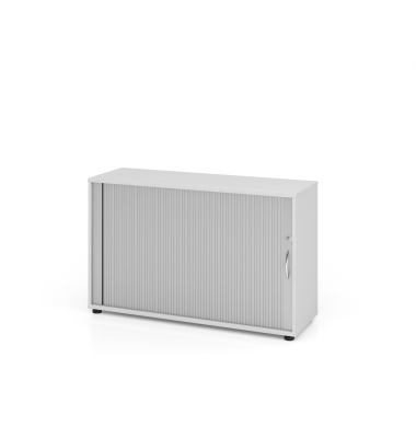 Rollladenschrank V1732/V1733 V1732S/5/S/BM, abschlie&szlig;bar, 2 OH, grau/silber, 120x74,8x40cm (BxHxT)