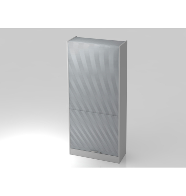 Rollladenschrank V6 VSET90/5/S/BM, abschlie&szlig;bar, 5 OH, grau/silber, 90x200,4x40cm (BxHxT)