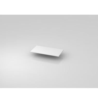Abdeckplatte 80,5x43,5cm Wei&szlig;