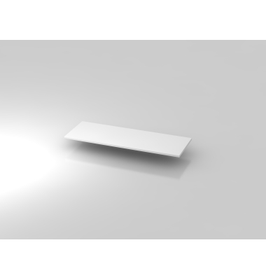 Abdeckplatte 120,5x43,5cm Wei&szlig;