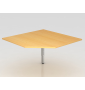 Verkettungspl.trapez f&uuml;r STF eckig BucheSilb.