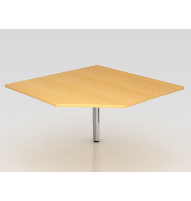 Verkettungspl.trapez f&uuml;r STF eckig BucheSilb.