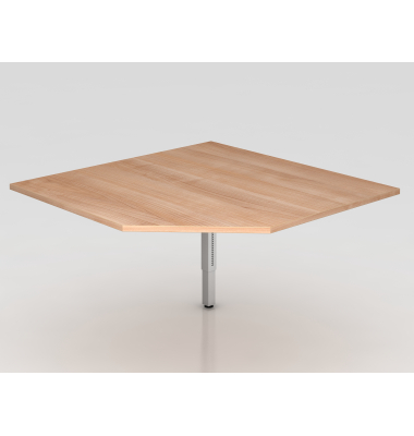 Verkettungspl.trapez f&uuml;r STF eckig Nussb.S