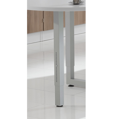 St&uuml;tzfu&szlig; quadratisch R Silber