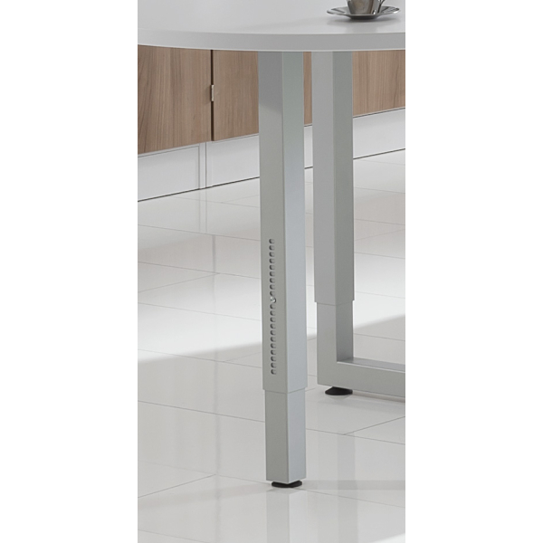 Hammerbacher Stützfuß quadratisch R Silber 4032062157008 Hammerbacher