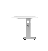 Aufpreis Tischf&uuml;&szlig;e verk&uuml;rzt Silber