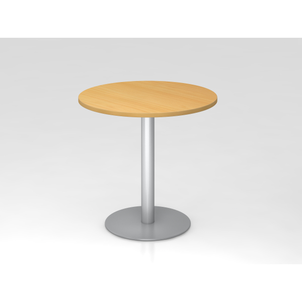 4032062157268 - Besprechungstisch VSTF 745cm (H) 80x80cm (BxT) buche   silber 4032062157268 Hammerbacher