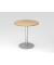 Besprechungstisch VSTF, 74,5cm (H), 80x80cm (BxT), eiche / silber