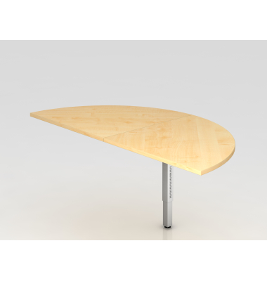 Anbautisch 2xViertelkreisSTF eckig AhornS