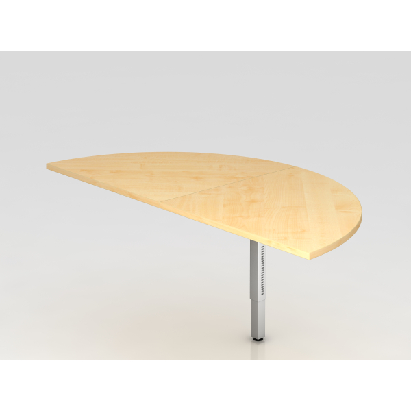 4032062160312 - Anbautisch 2xViertelkreisSTF eckig AhornS 4032062160312 Hammerbacher